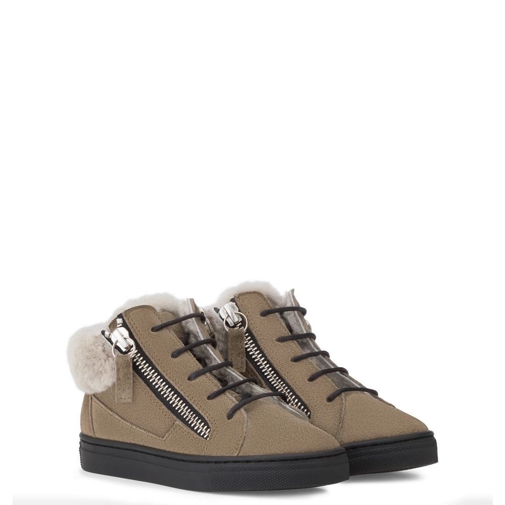Giuseppe Zanotti Kris’s  fur High-Top Sneakers